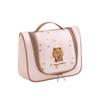 Travel Toiletry Bag Hanging Storage Embroidery Design Portable Cosmetic Bag Waterproof Polyester