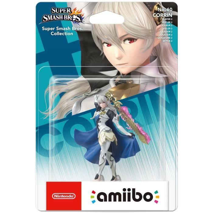 Amiibo Figure - Corrin (Player 2) No. 60 • Super Smash Bros. Collection.