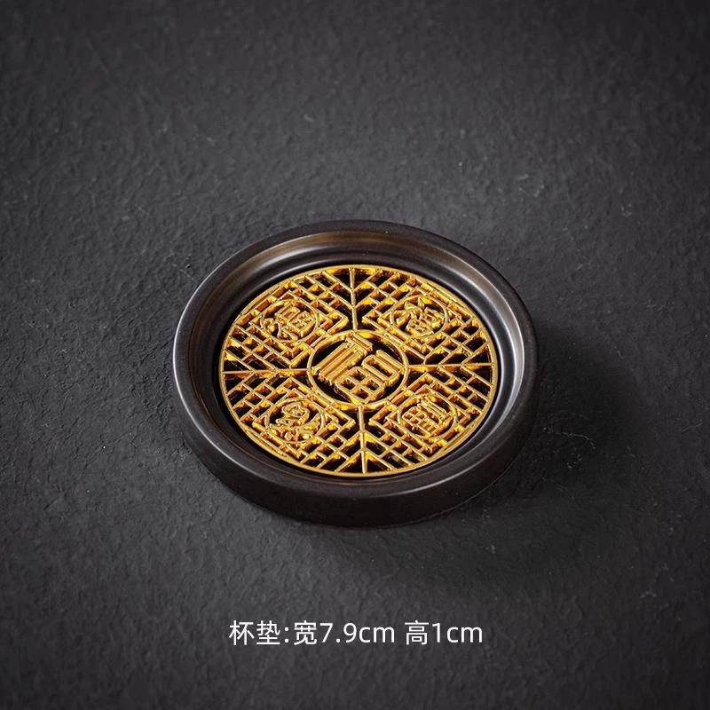 Kung Fu Tea Coaster Heat Insulation Chinese Style Anti-scalding Tea Holder Household Storage Tea Cup Holder Mat Tray Accessories