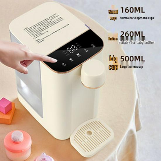 Compact Cross-Border Instant Hot Water Dispenser with Adjustable Temperature, Rapid Heating, 3-Second Instant Hot Water, Small Desktop Boiler, 110V
