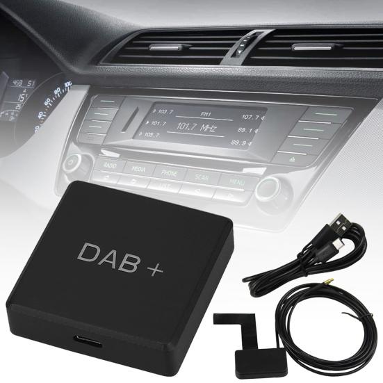

Автомобильное внешнее аудиовещание DAB + Box Цифровой радиоприемник-тюнер для Android