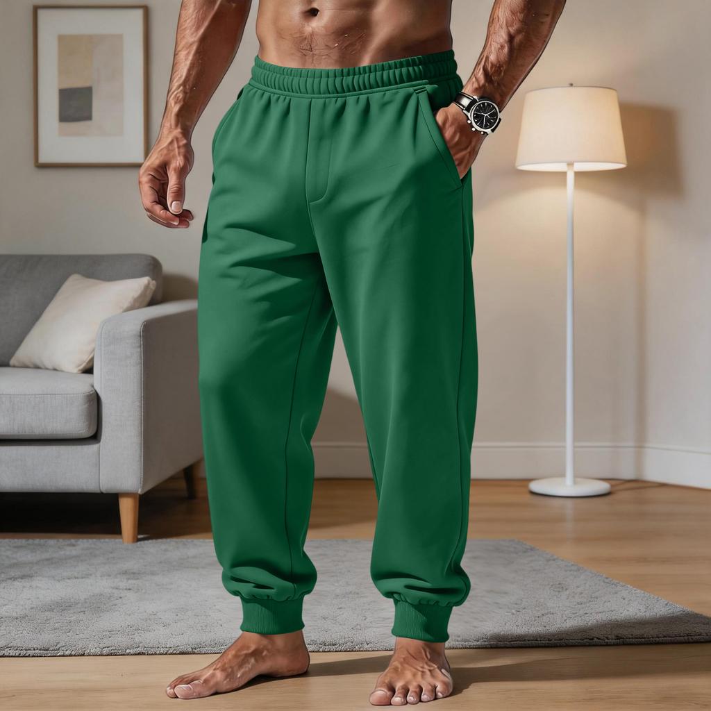 Herren Freizeithose mit lockerem Schnitt und elastischem Bund für täglichen Komfort