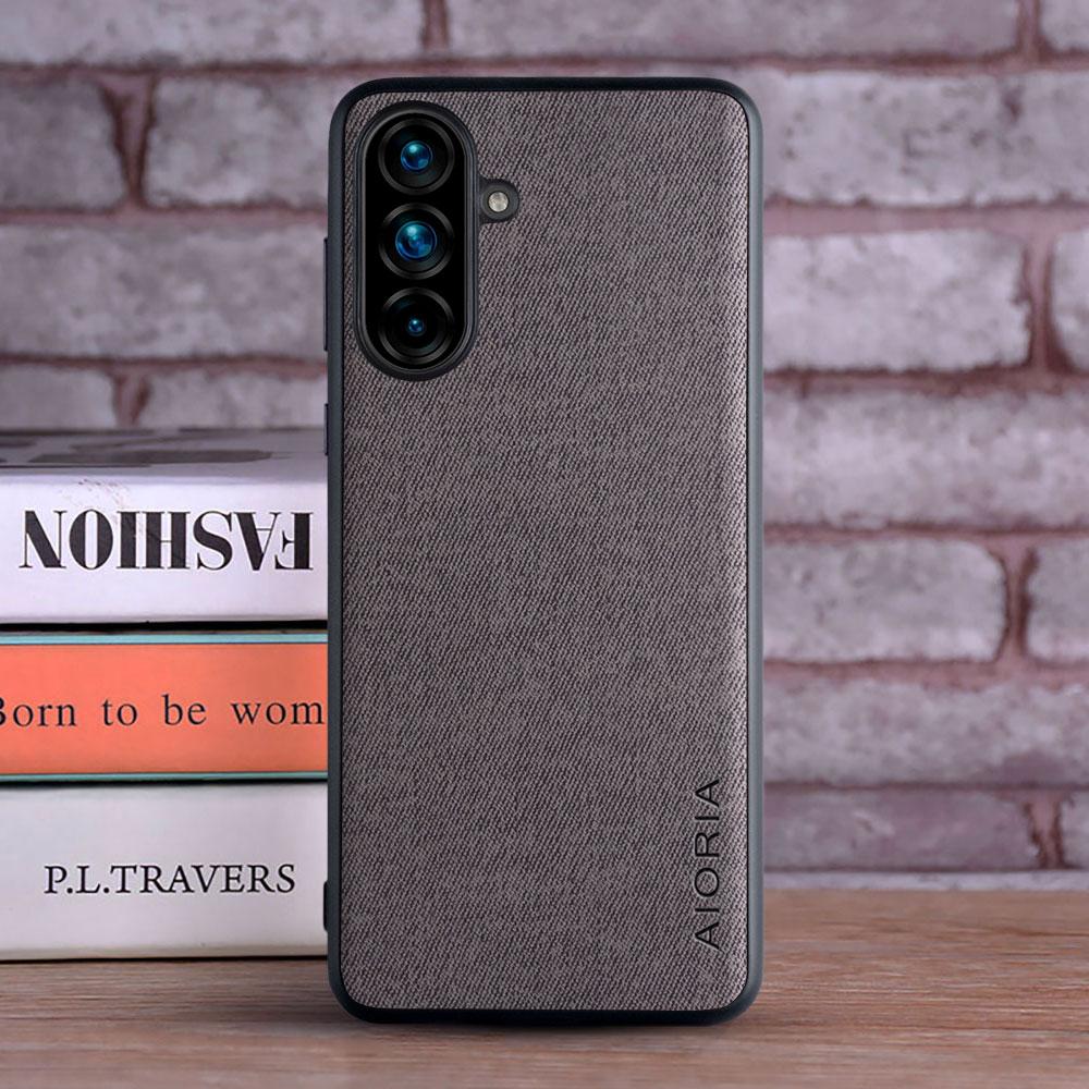 Case for Samsung for Galaxy A56 A36 A26 A16 5G A06 Master Hard Textile Leather Fashion Phone Cover for samsung for Galaxy A56