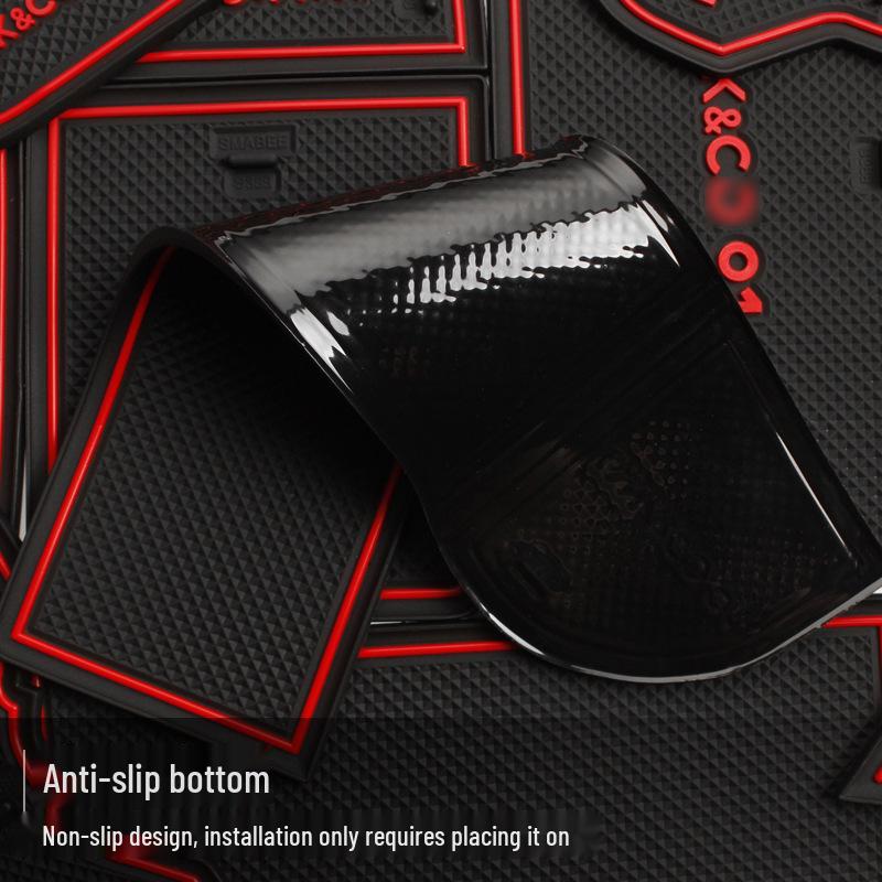 Lynk & Co 02 Hatchback Door Slot Mats & Cup Holder Interior Decor