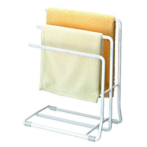 Asvel Double Coat Dishcloth Stand "N Pose" White 2632