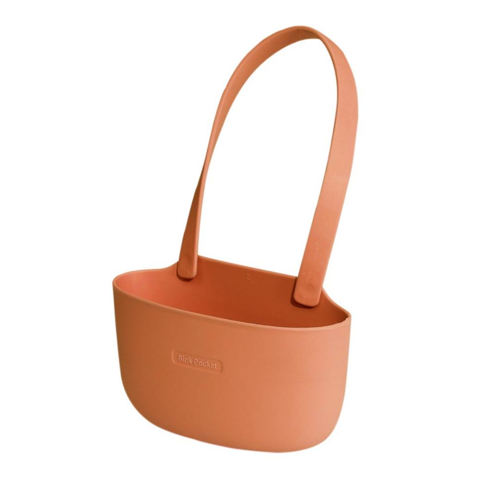 Adjustable Storage Basket Multifunction Brush Holder Portable Sink Drain Basket  Kitchen Sink