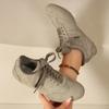 European and American large-size spring and autumn new comfortable sports moral training shoes, light flat-bottomed versatile lace-up shoes