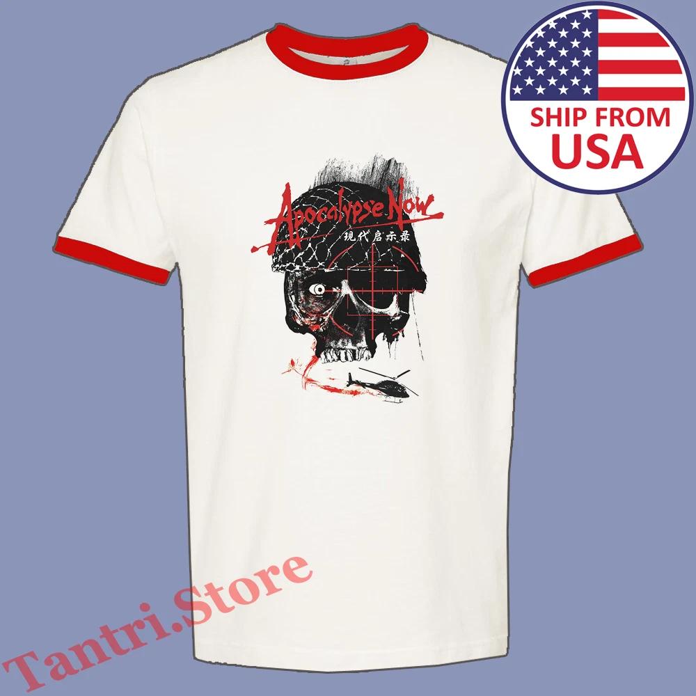 Apocalypse Now Movie Men s Ringer Red Size S to 3XL S
