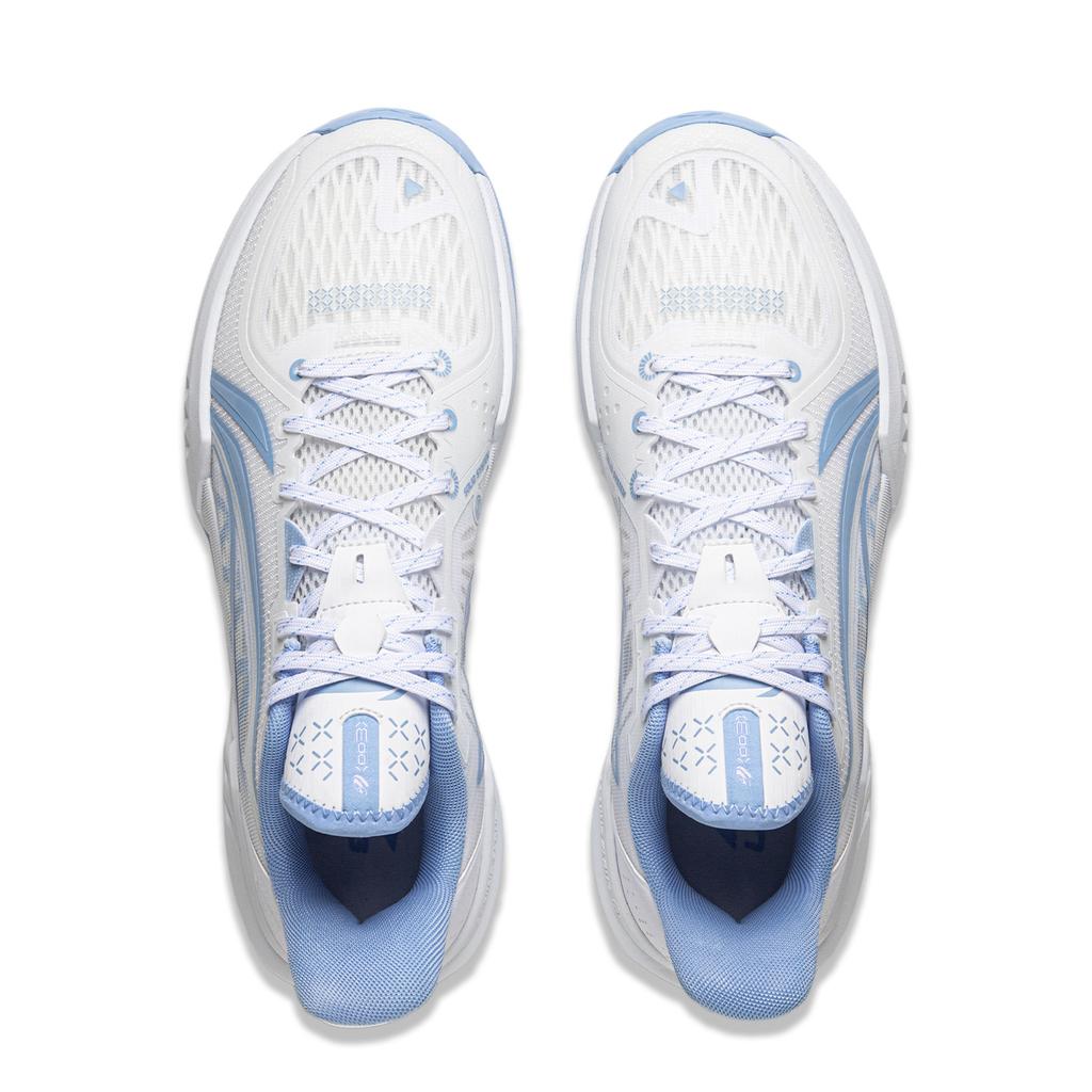 Chaussures de Basketball Li Ning Light Speed 3 Homme Coupe Basse Blanc Bleu ABPV005-4