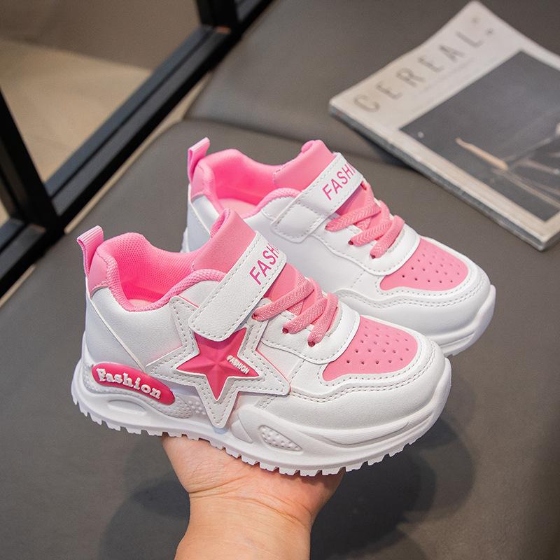 

Children s sports shoes 2025 spring and autumn new soft sole, light, non-slip and breathable, medium and older children s versatile and comfortable c 37
