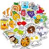 100 Pun Homophone Stickers Children's Fun Game Stickers Kindergarten English-style Cartoon Decoration