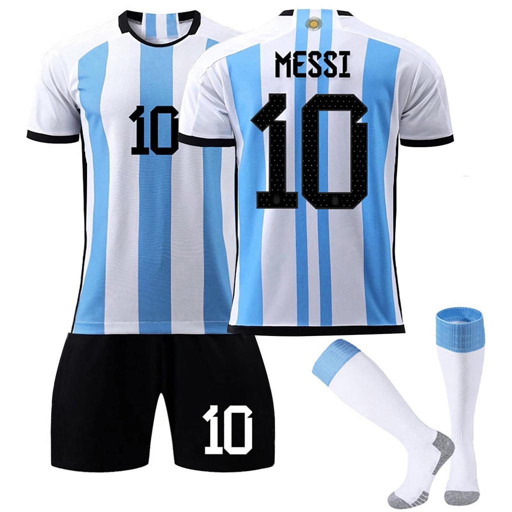 Maglie Casa Argentina 22/23 Set Tuta da Allenamento Calcio per Bambini