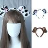 Cute Simulation Plush Animal Ear Headband Dog Ears Hair Hoop Furry Animal Ears Headwear for Birthday Party