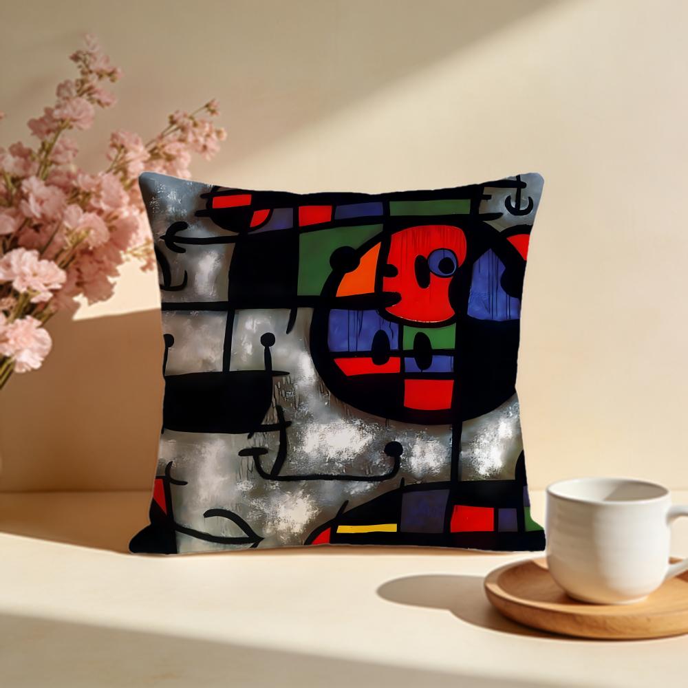 Hot JJoan Mirosew Cushion Cover Stylish Washable Pillow Cover Ideal for Couch Bedroom Car Decoration