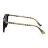 Burberry Original Design Acetate Irregular Sunglasses Women's Black