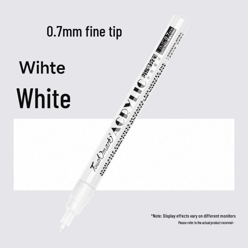 

Touchmark White Acrylic Highlighter Pen for Art Students