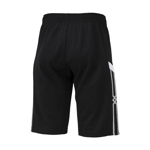 Mizuno MC Line Training Shorts, Warm-Up Shorts, Sweat-Wicking, Quick-Drying, Unisex, Size 32MDB111, Black, Size Small
