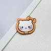 Cartoon Cat Phone Ring Stand with Magnetic Suction and Desktop Back Sticker