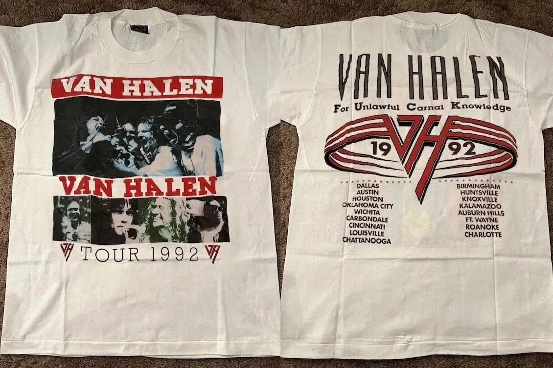 

Van Halen Live Right Here, Right Now The Tour 1993 Shirt, Van Sneaker Tee 4XL