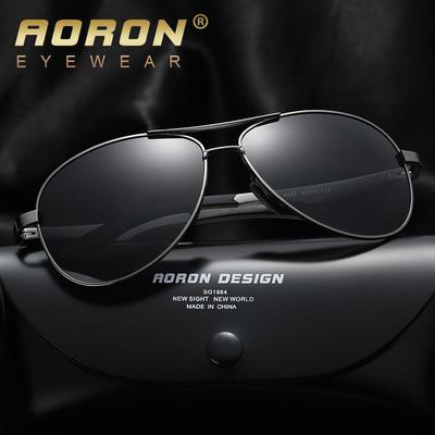 Metallrahmen Männer Mode Polarisierte Sonnenbrille Klassisches Design Outdoor Vintage Blendfreie Fahrbrille Brillen