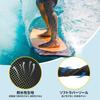 Kepglow Women's Lightweight Aqua Shoes, Amphibious Water Shoes, Sand-Resistant, Barefoot, Foldable, Breathable, Black, Size 28.5cm