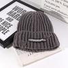 Korean Style All match Knitted Hat Warm Ear Protection Pullover Hat for Women Autumn and Winter Personalized Cold Hat Thickened Plush Hat Small Face