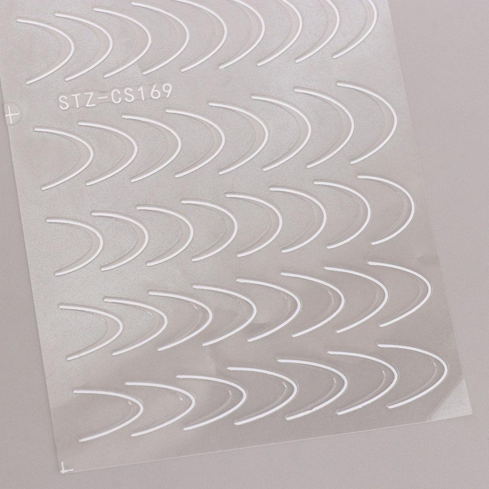 Style Nails Art Sliders 3D Lines Nail Sticker Nail Art Decoration Stripe Nails Decals Manicure