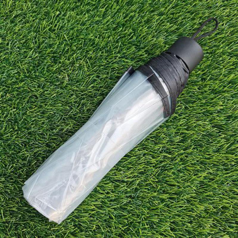 Automatic Folding Transparent Umbrella: Compact and Stylish for Men, Women, and Students (Mori Style)