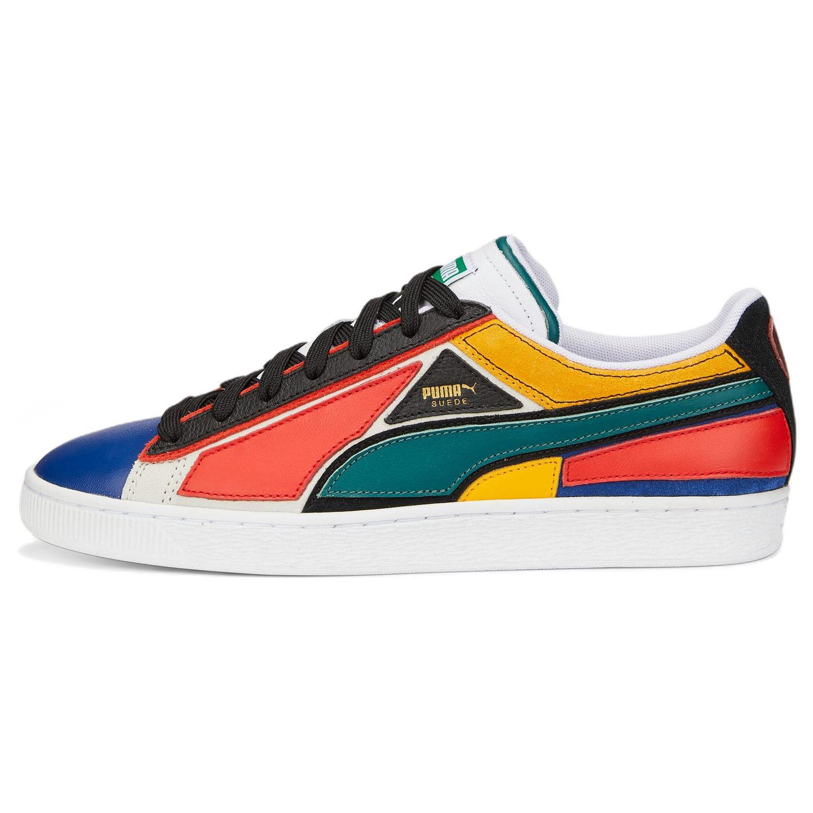 

Puma Suede Layers - Кроссовки унисекс Blazing Blue Varsity Green Multi-Color White 387480-01 38