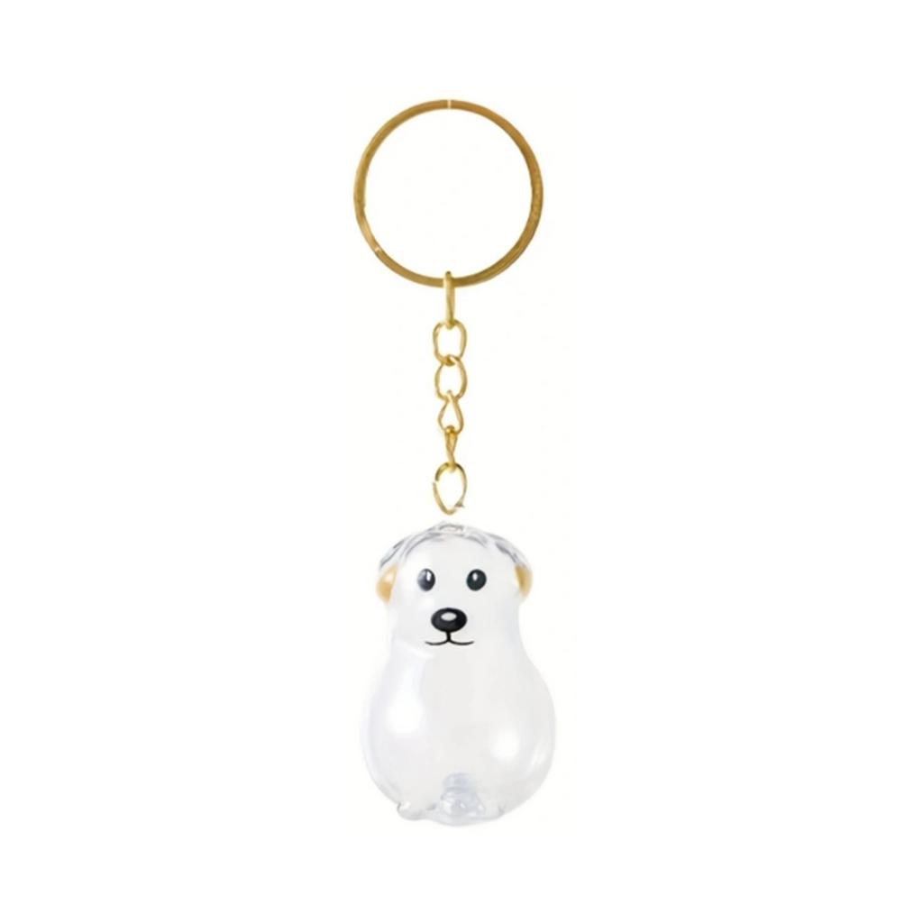 Dog Hair Storage Cute Pendant Keychain Bag Ornament,Creative Cartoon Pet Hair Pendant
