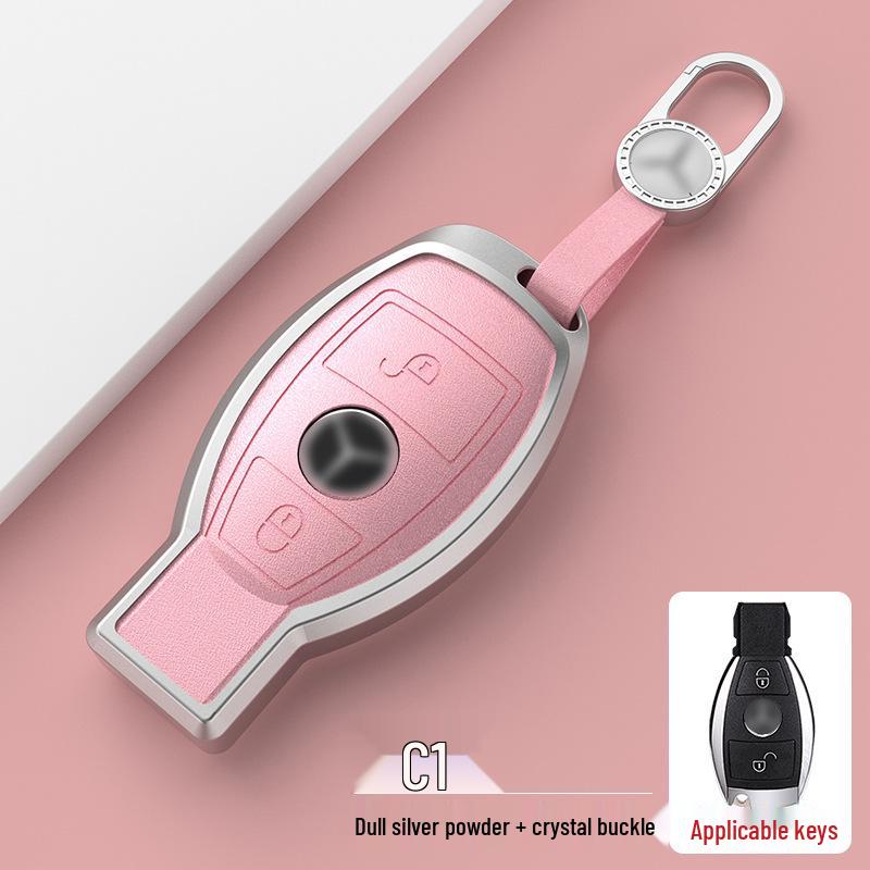 Mercedes Key Fob Protective Case: Fits E300L, C260L, A200L, GLC300L, GLE, and C200L Models