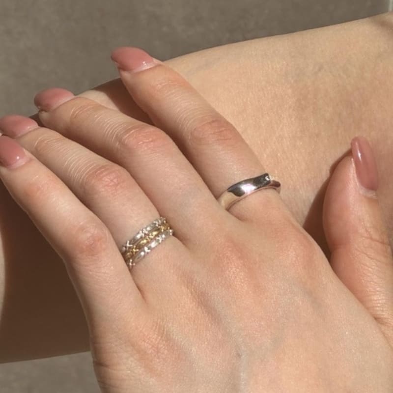 cerofar LADDER RING GOLD