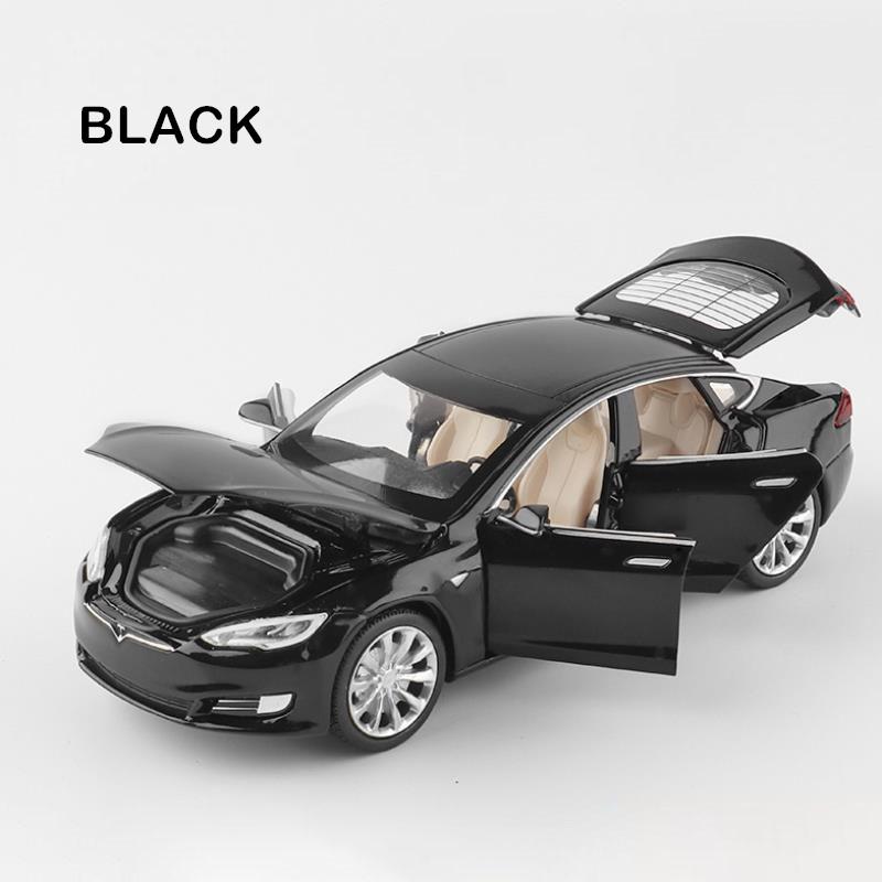 1/32 Tesla MODEL S Legering Auto Model Diecasts & Speelgoedvoertuigen Speelgoedauto's Gratis Verzending Kinderspeelgoed voor Kinderen Geschenken Jongens Speelgoed