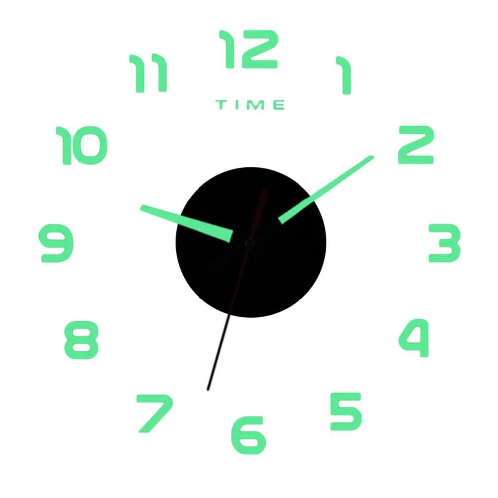 DIY Acrylic Digital Hanging Clock Acrylic Mirror Stickers Home Decor Acrylic Mirror Stickers Clear And Readable