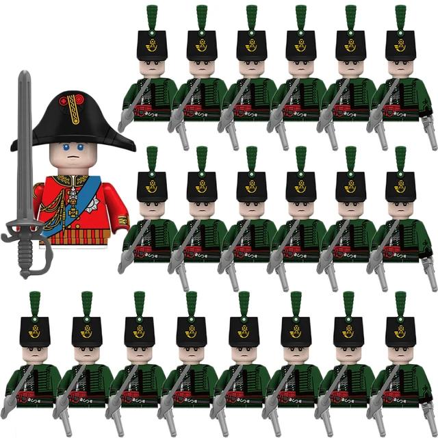 Kids Building Blocks Toy Napoleonic Wars Military WW2 Mini Dolls Soldier Duke Medieval Knights Officer Model Toy wholesale store