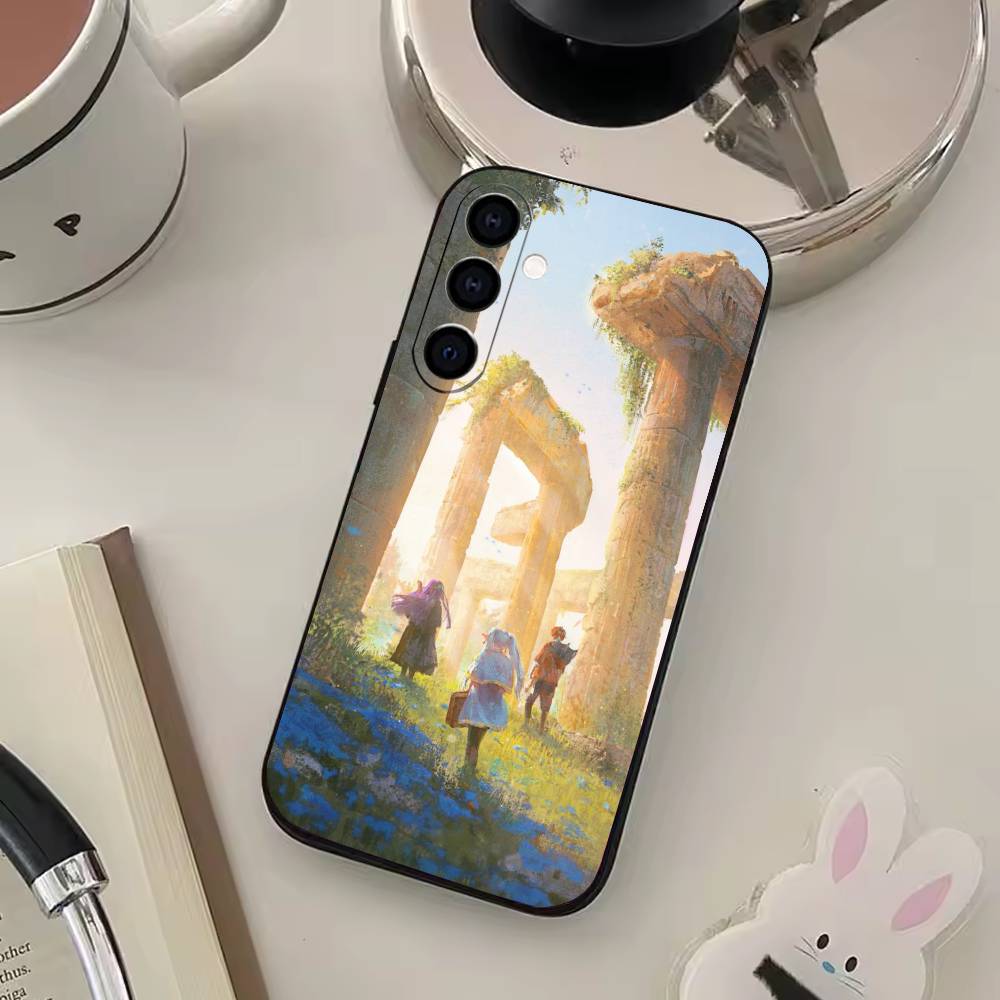 Frieren Anime Beyond Journeys End Phone Case Silicone Soft For Samsung Galaxy A73,A72,A71,A70,A53,A52,A51