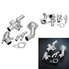 4 stuks Aluminium Flens Motor Koeling Kit Vervanging Motor Koelvloeistof Slang Connector 06A121132A voor Golf MK4 Jetta 1.8T