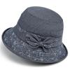 Hat female spring and autumn sun protection breathable basin hat bucket hat short brim thin cloth hat