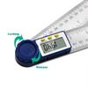 Electronic Digital Goniometer 0-200mm Angle Finder Measuring Device Measuring Tools  Home Use