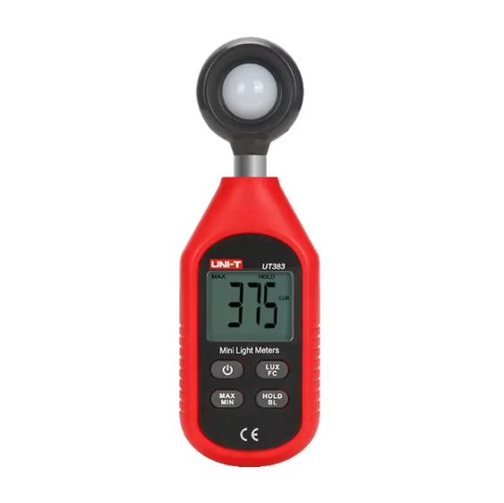 Handheld UT363 Digital Light Meter Wind Speed Anemometer Temperature Meter 1 Year Warranty IP67 Protection Accuracy 0.1 Juanjuan