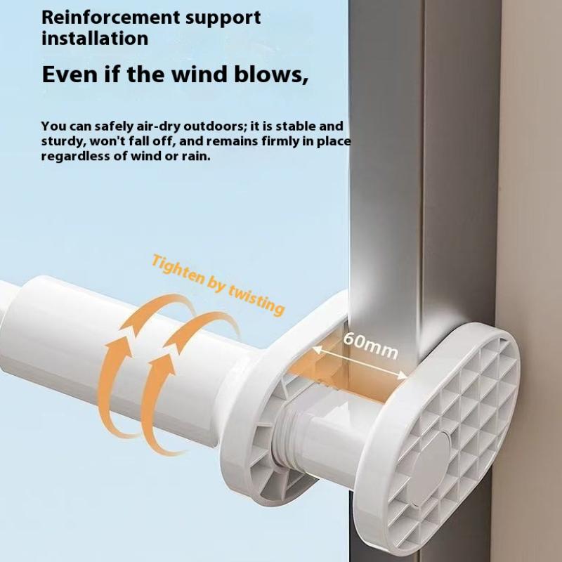 Window Frame Clothes Hanger Portable Hanging Drying Rack Indoor Window Drying Rack Home Hanging Rack For Clothes