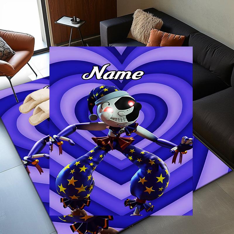 Custom Name Daycare Star Adventure Rug Game Carpet, Floor Mat for Bedroom Living Room Entryway Rug, Home Decor Idea Gift for Christmas birthday