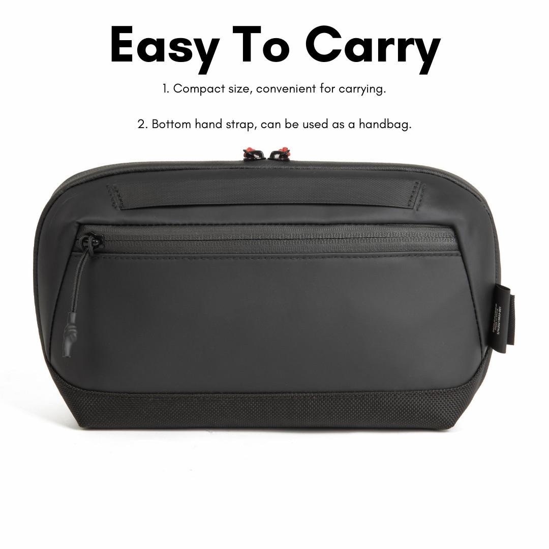 

WIWU Warriors Tech Pouch X Pro Electronics Organizer Nylon Storage Bag for Data Cable,Charger Type A