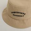 New Children Bucket Hats For Boys Girls Spring Autumn Thin Cap Letter Panama Sunhat Outdoor Hiking Fishing Hat Fisherman Caps