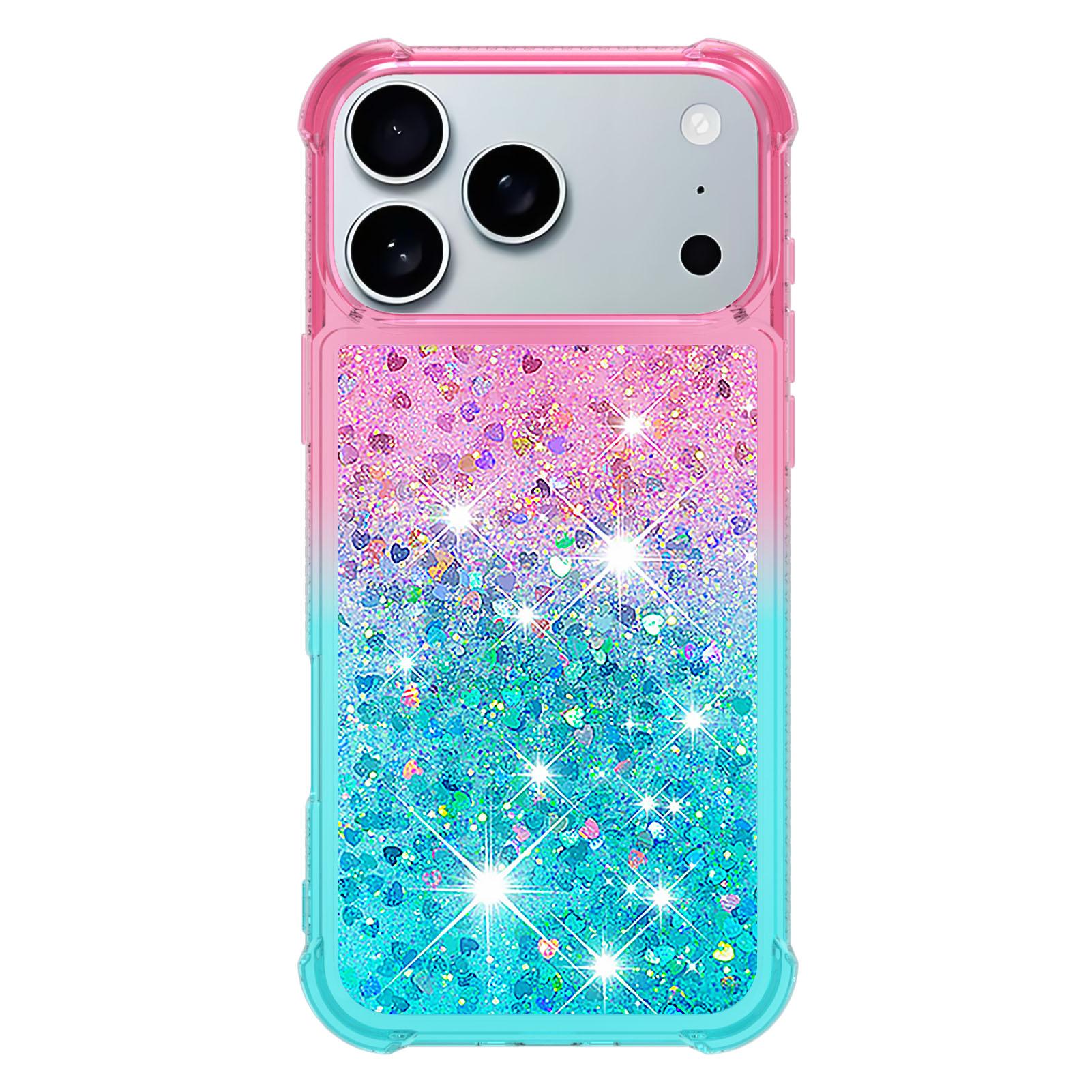 Quicksand Case for Apple iphone 17 Air Glitter Flash Gradient Case for iPhone 17 Pro Max iphone17 Air Phone Cover Fundas Coque For iPhone 17