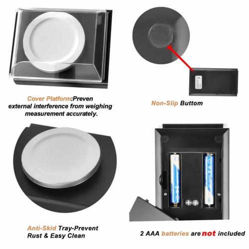 (0.001g-100g) Digital Mg Jewelry Scale with 100g/0.001g Fill, High-Precision Pocket Scale, Tare and PCS Functions, LCD Display with Calibration Weight