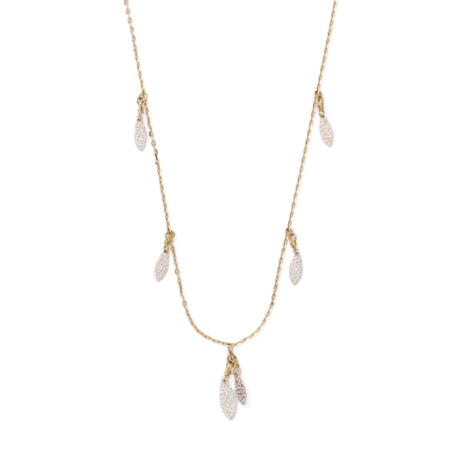 

[Agate] K10/Silver necklace 1024211610198999