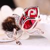 Fashion, Personality, Versatile Crystal Rhinestone, Rose Brooch, Chest Flower, Women's Accessories