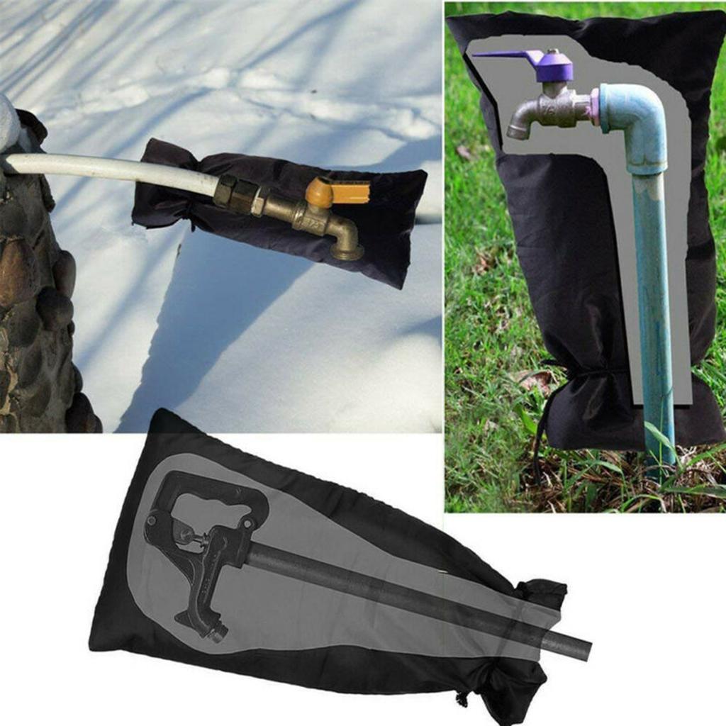 Winter Faucet Cover Anti Freezing Ice Protection Useful 51x20x6cm Black Case Garden Insulated Keep Warm Outdoor