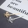 Vintage Gold Color Bee Hair Clips For Bride Wedding Elegant Hair Pin Side ClipAccessories Metal Barrettes Decoration Women Gift